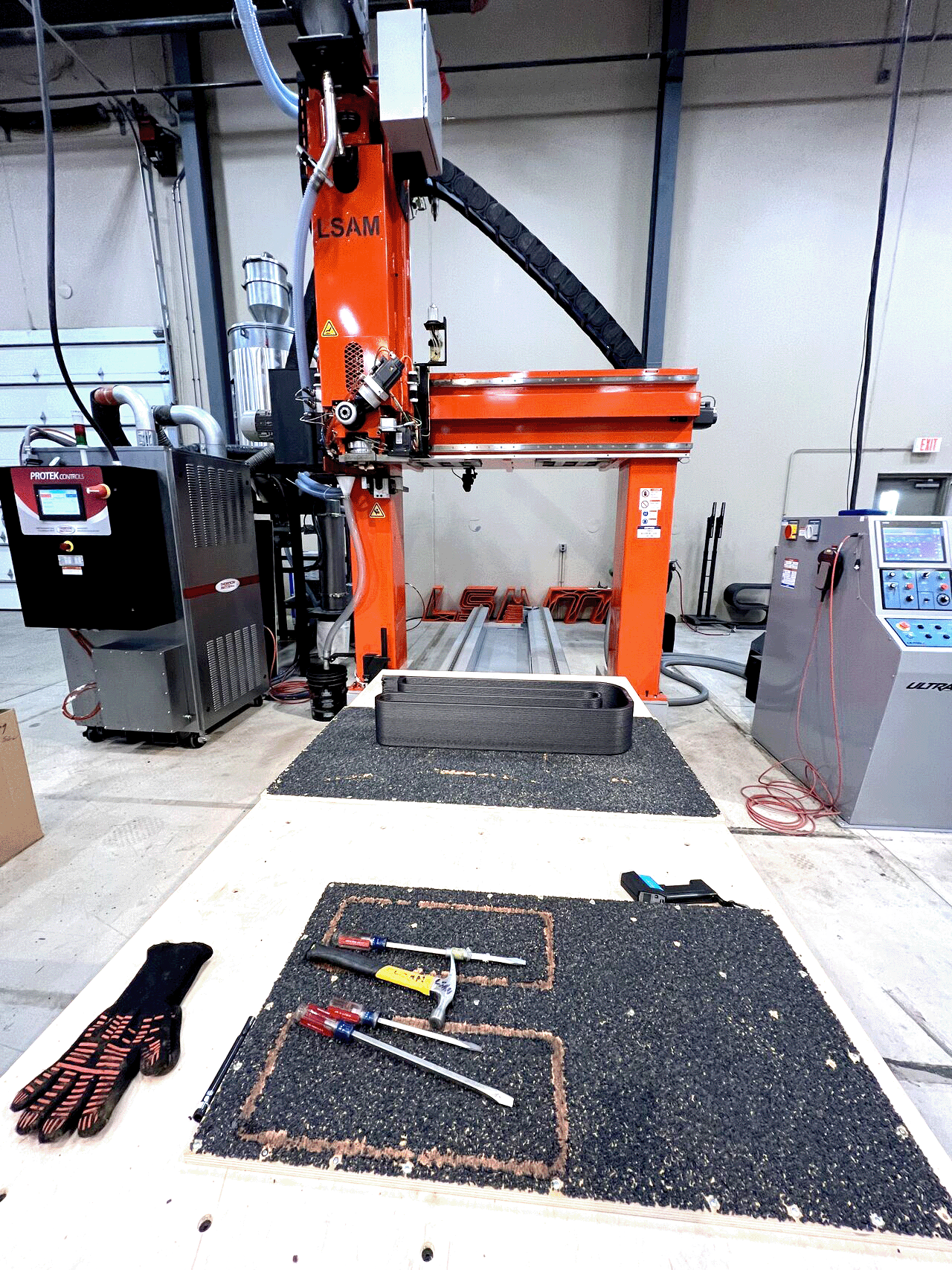 Another day, another 3D matieral qualification on Thermwood LSAM