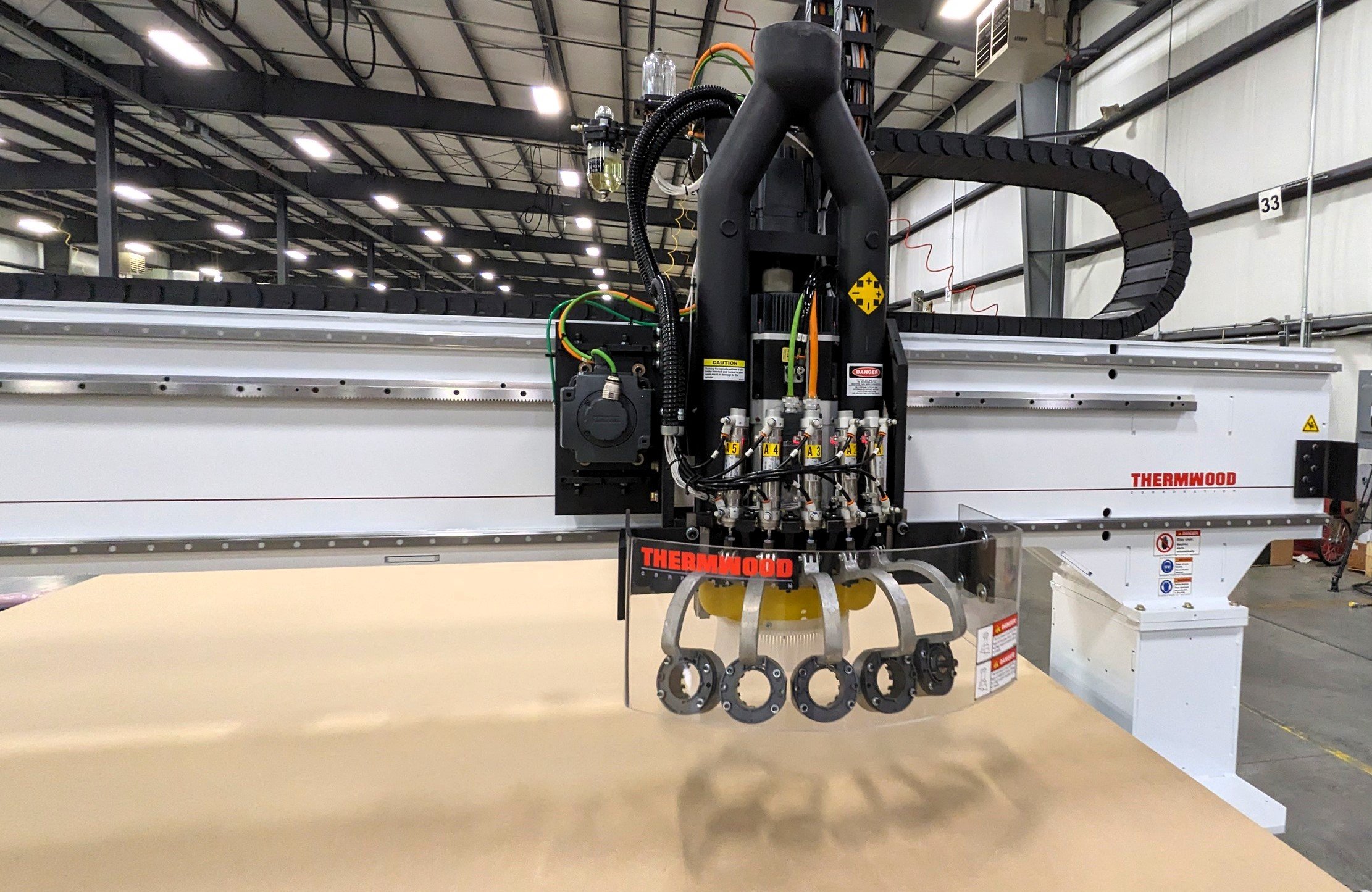5 Position At The Head Automatic Tool Changer