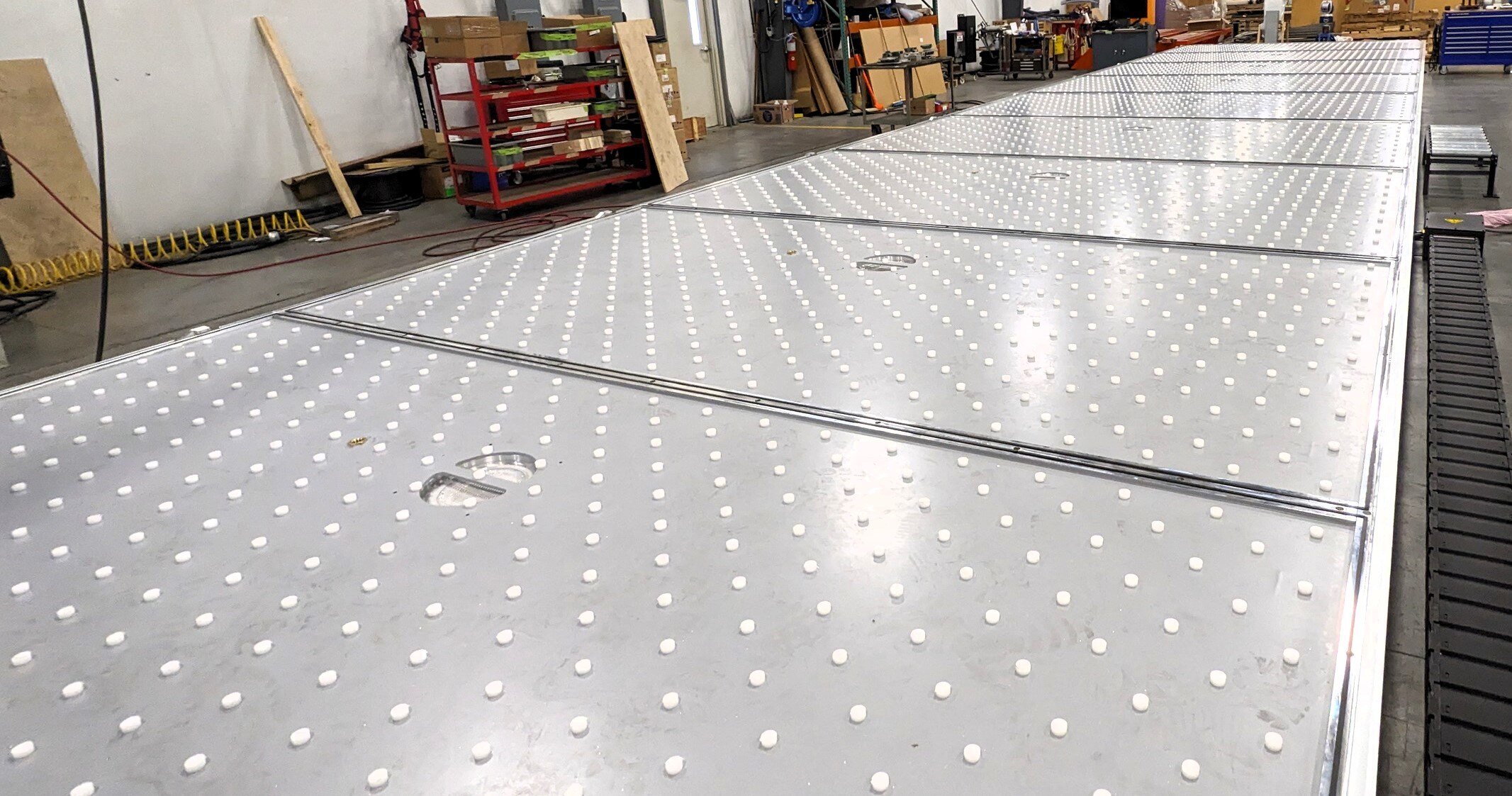 Thermwood LFM 10'x45' - fixed stress relieved steel table
