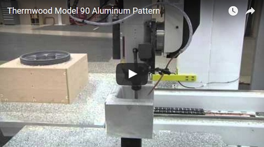 Thermwood Model 90 Machining Aluminum Pattern